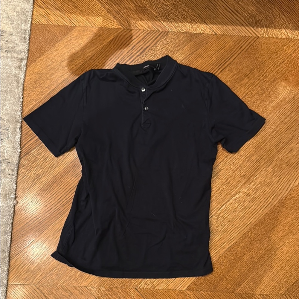 Theory Navy Knit Top